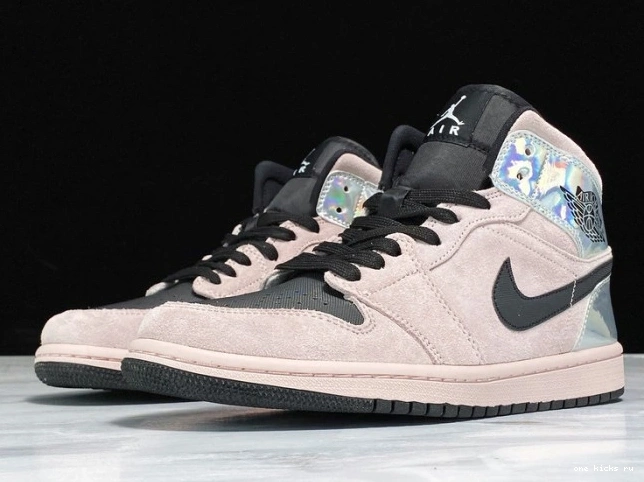 Rep Air 1 Iridescent Dirty Powder Mid BQ6472-602 (W) Jordan 0607